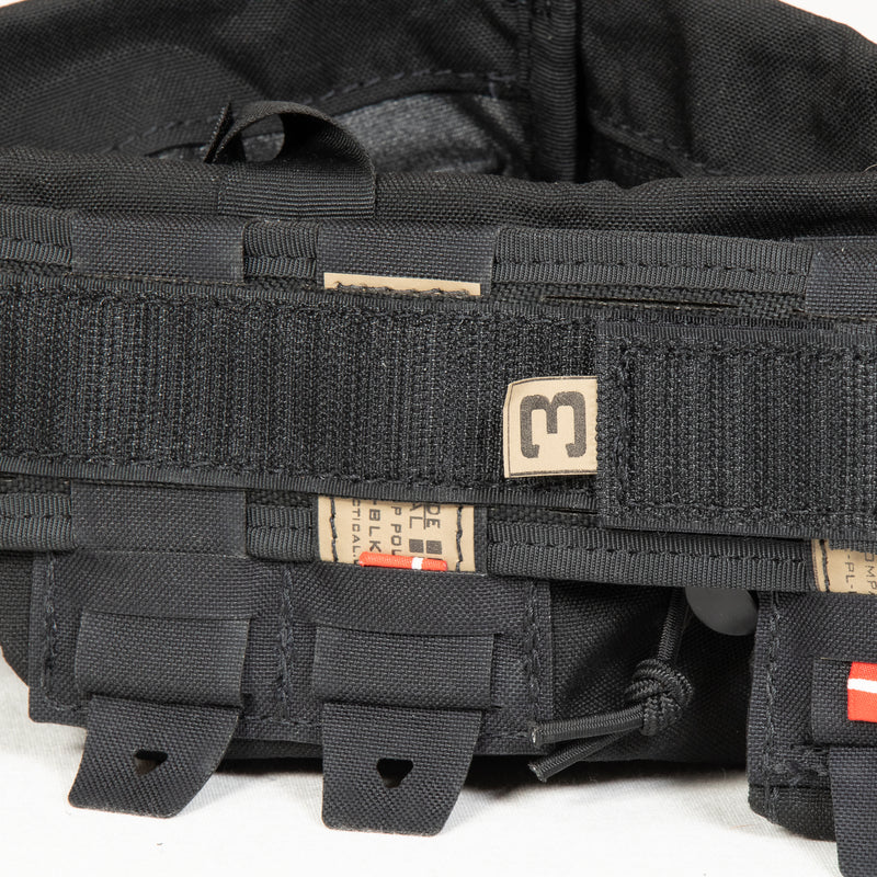 Quantum - Duty & Gunfighter Belt - Black - ITW Polymer 3-point safety buckle