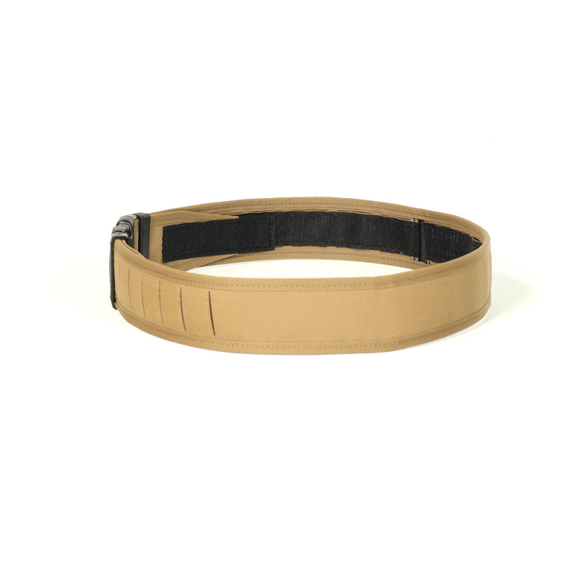 Quantum - Duty & Gunfighter Belt - Coyote Brown - ITW Polymer 3-point safety buckle