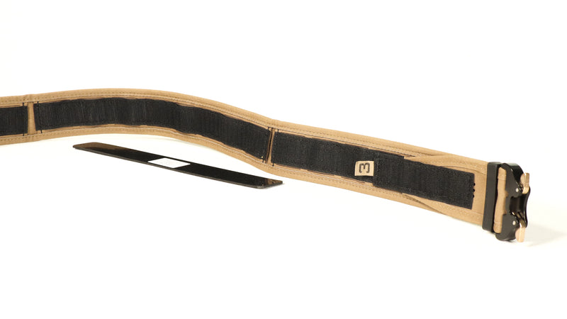 Quantum - Duty & Gunfighter Belt - Coyote Brown - Cobra Buckle Metal