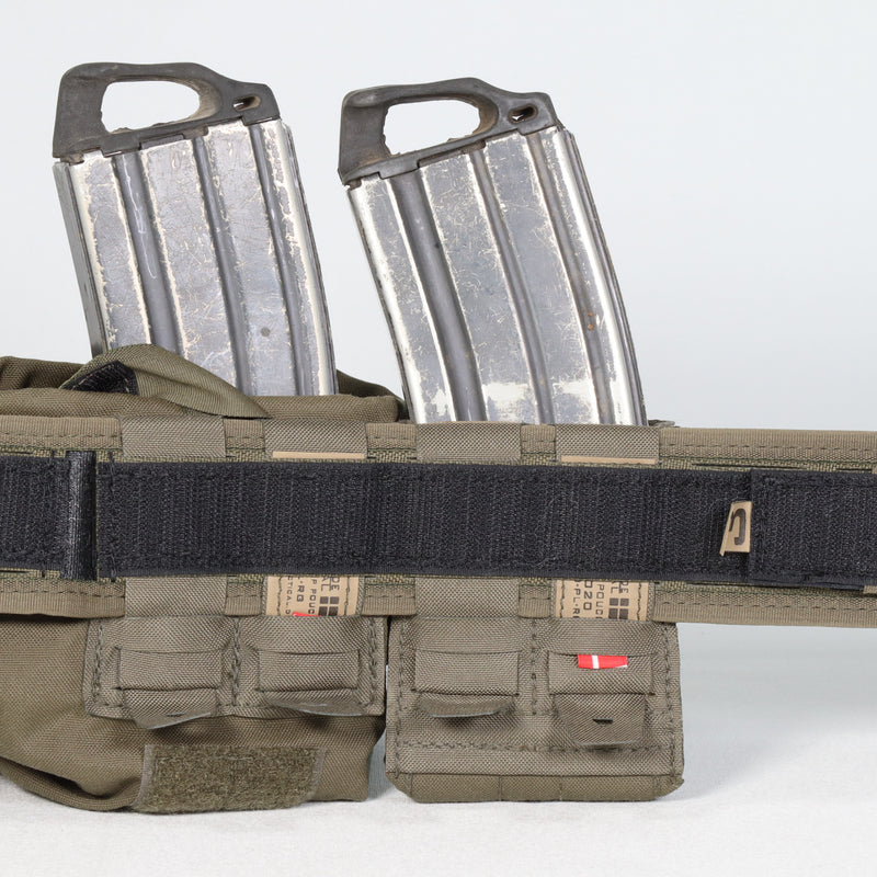 Quantum - Duty & Gunfighter Belt - Ranger Green - ITW Polymer 3-point safety buckle