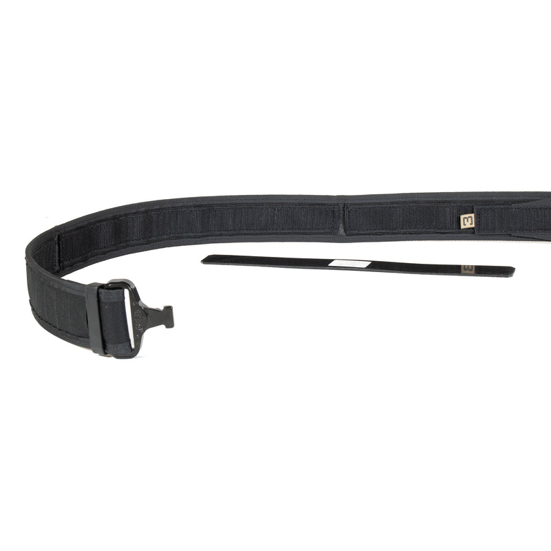 Quantum - Duty & Gunfighter Belt - Black - ITW Polymer 3-point safety buckle