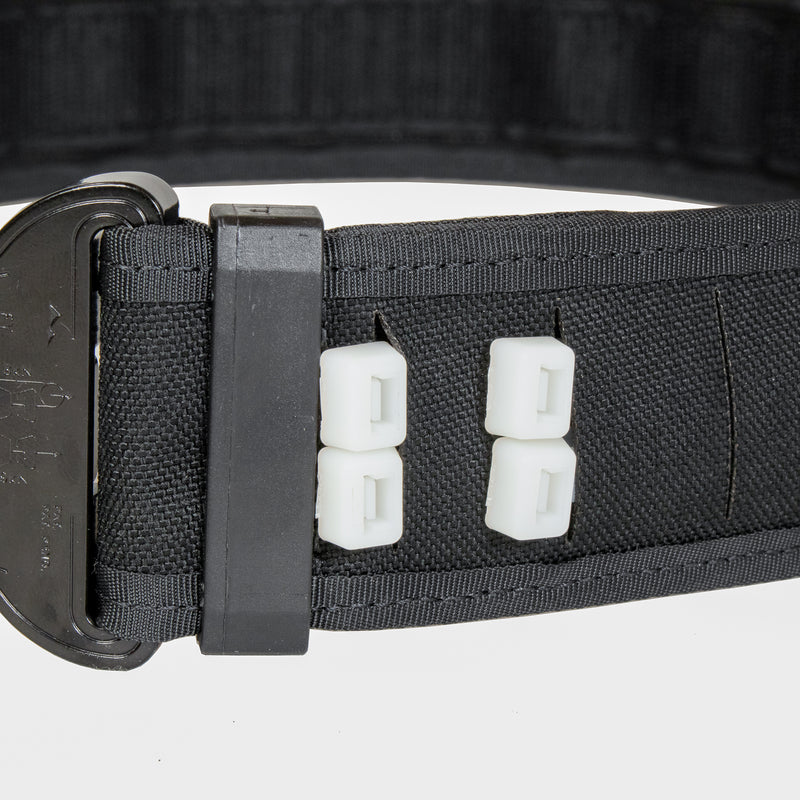 Quantum - Duty & Gunfighter Belt - Black - Cobra Buckle Metal